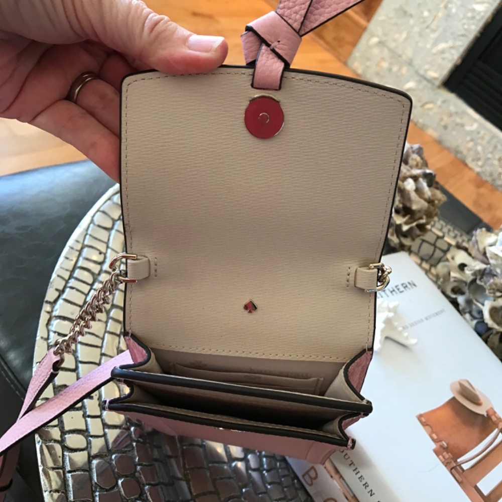 KATE SPADE PINK PHONE CROSSBODY - Picture 6 of 10
